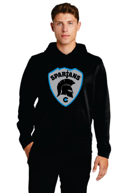 Spartans Shield Midweight Hoodie 100% POLYESTER (F244)