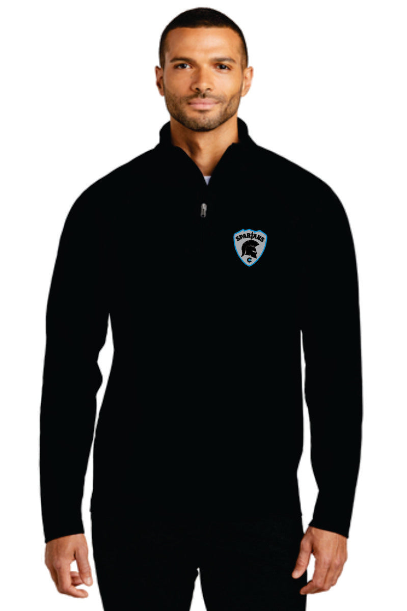 Spartans Shield Cypress 1/4 Zip cotton/poly blend (K870)