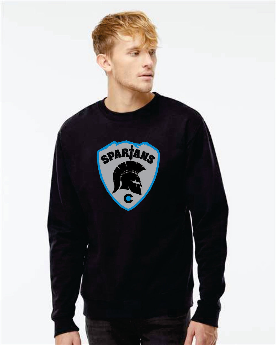 Spartans Shield Crewneck Sweatshirt cotton/poly blend (SS3000)