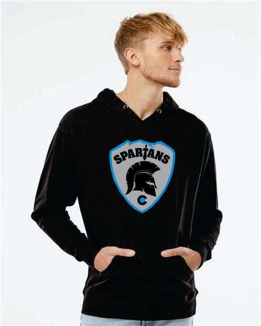 Spartans Shield Hoodie Midweight cotton/poly blend (SS4500/SS4001Y)